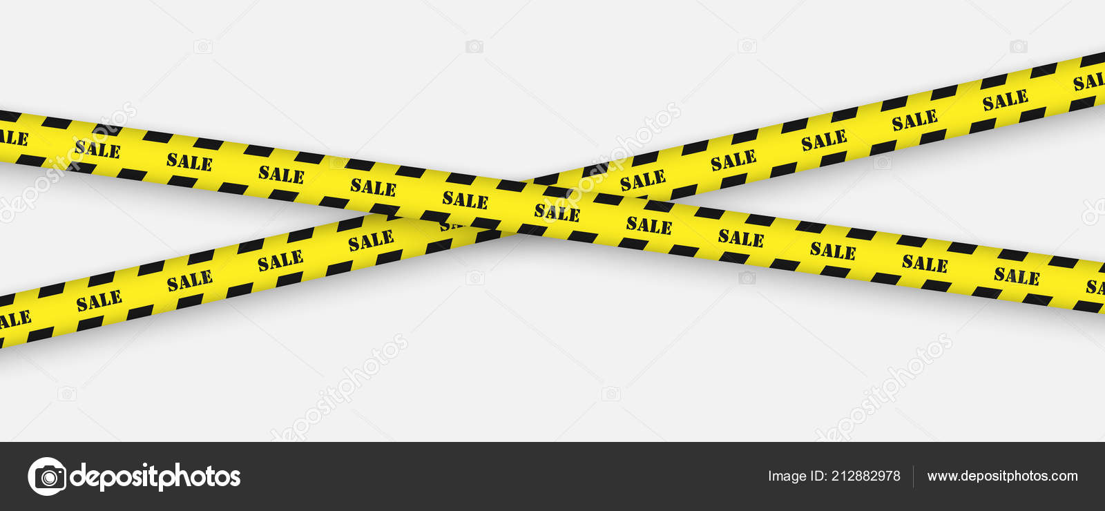 sale background black yellow striped borders vector stripe borders