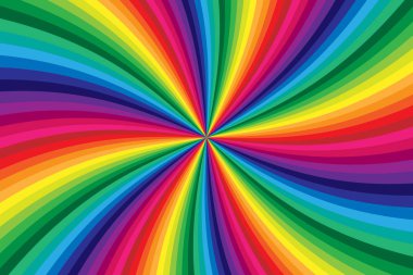 Arka plan büküm girdap gökkuşağı renkli