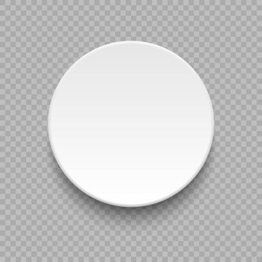 boş plaka üzerinde şeffaf background.top görünümün arka planına tasarımınız için yuvarlak.