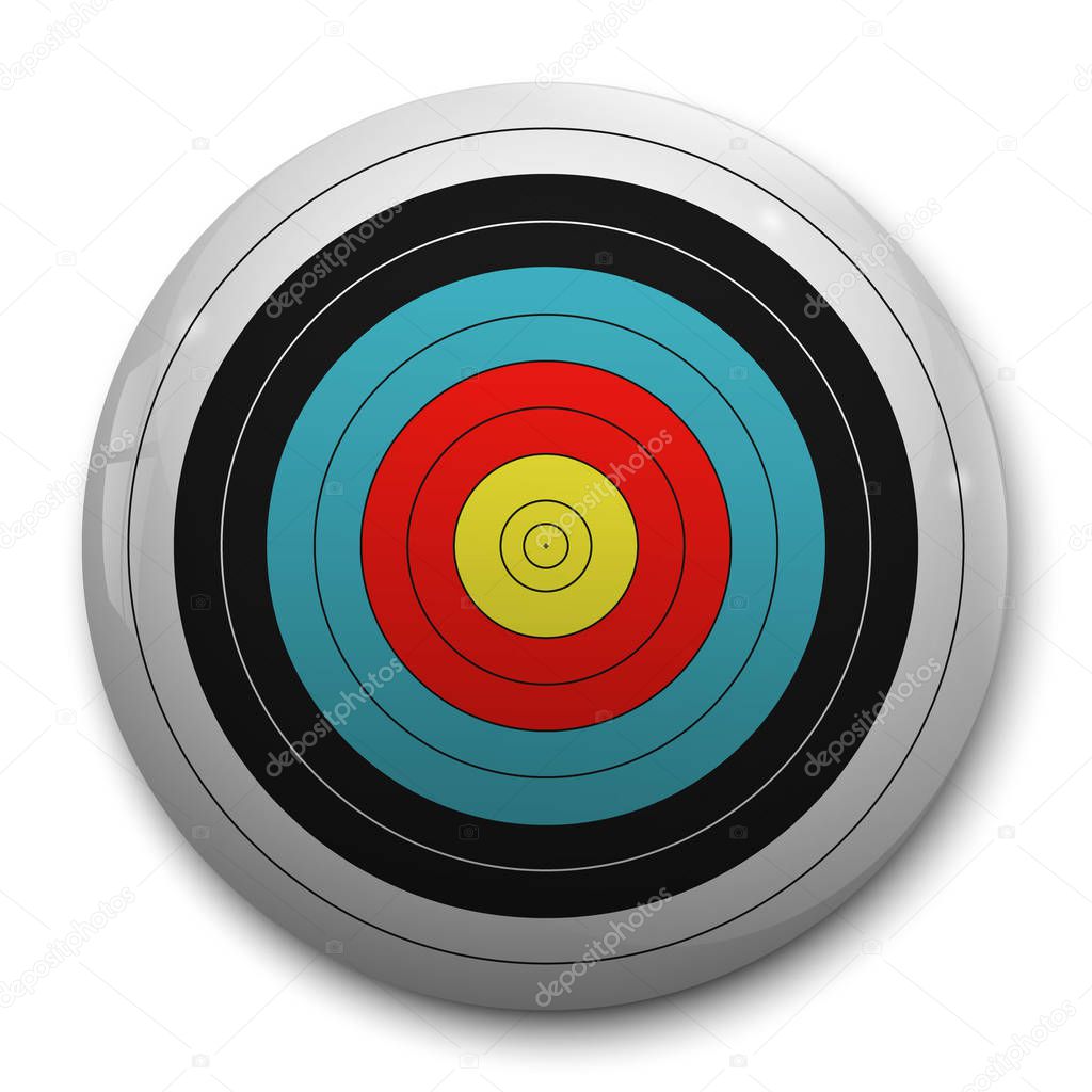 3d realistic Target for archery target