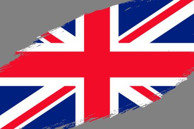 Amerika Birleşik Devletleri bayrağı ile Grunge fırça konturu arka plan tarz