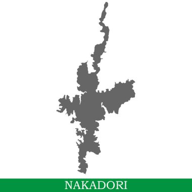 Yüksek kaliteli Nakadori Japonya ada haritasıdır