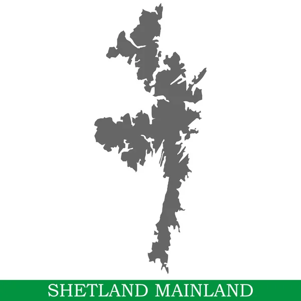 Mapa de alta qualidade da ilha — Vetor de Stock