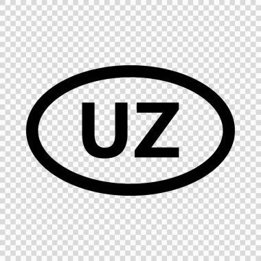 Özbekistan kodu sembolü. ülkenin kısa adı. Etki alanı adı