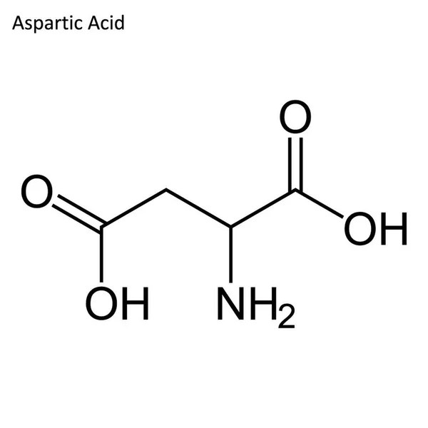 骨格式 アミノ酸分子 — ストックベクタ