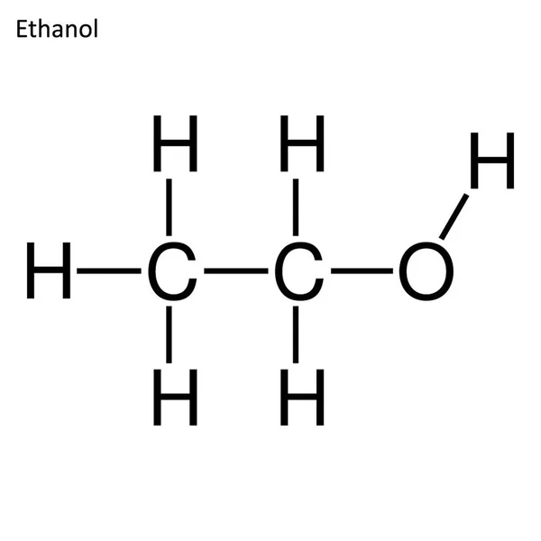 Sodium lactate, chemical structure. Skeletal formula. Stock Vector