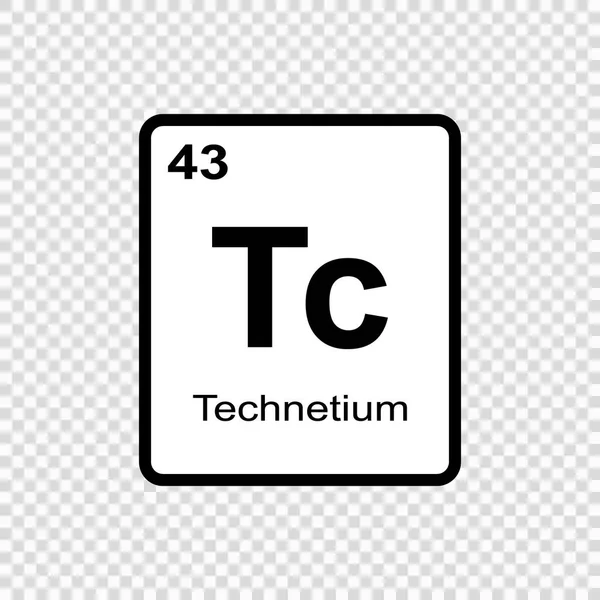 Scheikundig Element Van Periodieke Tabel — Stockvector