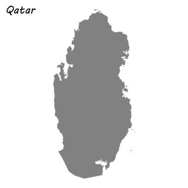 Yüksek kaliteli harita katar. Vektör çizim