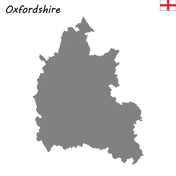 高质量的地图是英格兰的一个礼仪郡 — 图库矢量图片