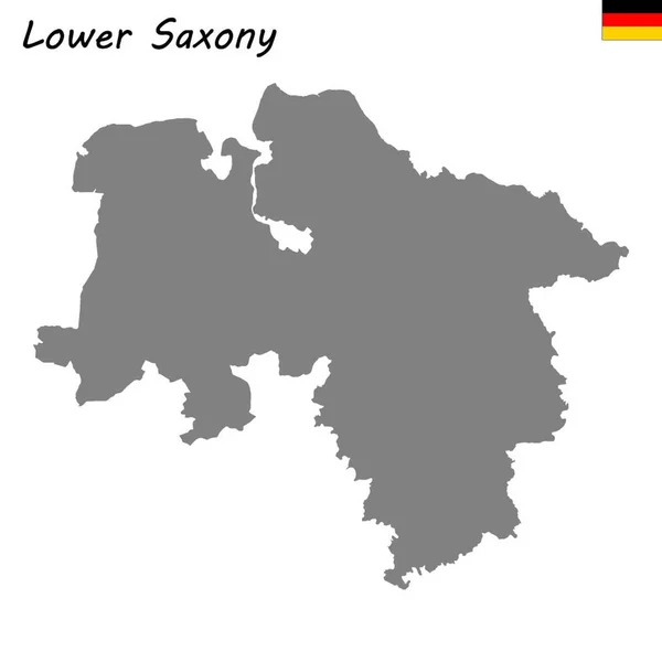 High Quality Map State Germany Lower Saxony — Stock Vector