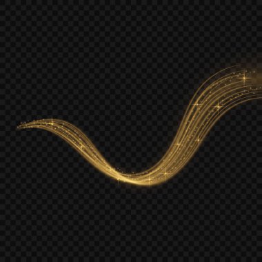 Siyah arka plan üzerinde altın dekoratif elemanları ile renkli vektör çizim. Tatil tasarımı için soyut şablonları 