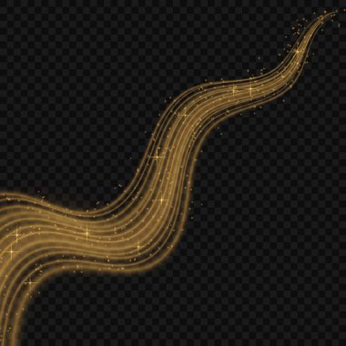 Siyah arka plan üzerinde altın dekoratif elemanları ile renkli vektör çizim. Tatil tasarımı için soyut şablonları 