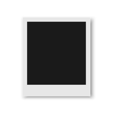 Yapışkan bant üzerinde gerçekçi vektör fotoğraf çerçevelemek. Fotoğraf tasarım şablonu. Vektör çizim.