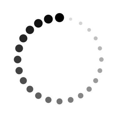 Beyaz arkaplanda simge yükleniyor