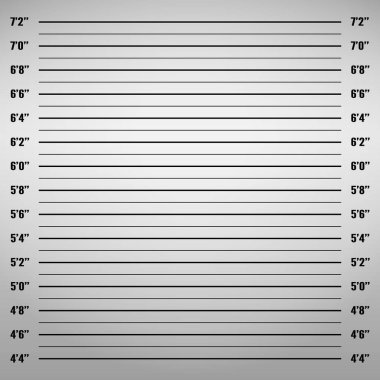 Polis sanatçısını mugshot arka plan vektör