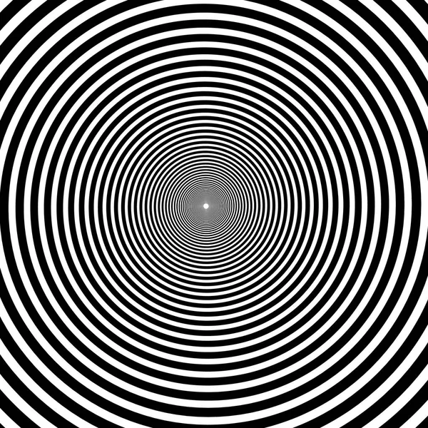 迷幻螺旋与径向射线 扭曲的漫画效果 漩涡背景 催眠螺旋 — 图库矢量图片