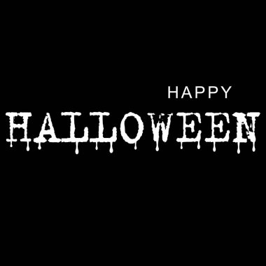 Kutlama mutlu Cadılar Bayramı. Vektör kan yazı 