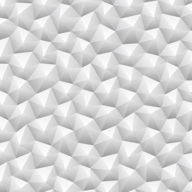 Üçgen geometrik soyut beyaz kağıt model arka plan