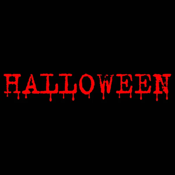Festeggiamenti Buon Halloween Iscrizione Sangue Vettoriale — Vettoriale Stock