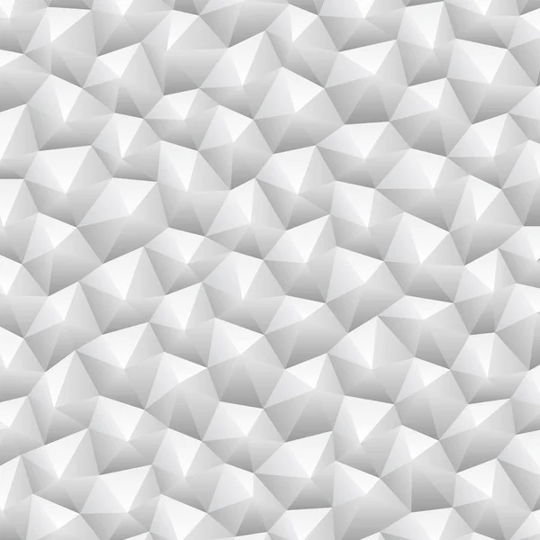 Triângulo Geométrico Abstrato Branco Papel Padrão Fundo — Vetor de Stock