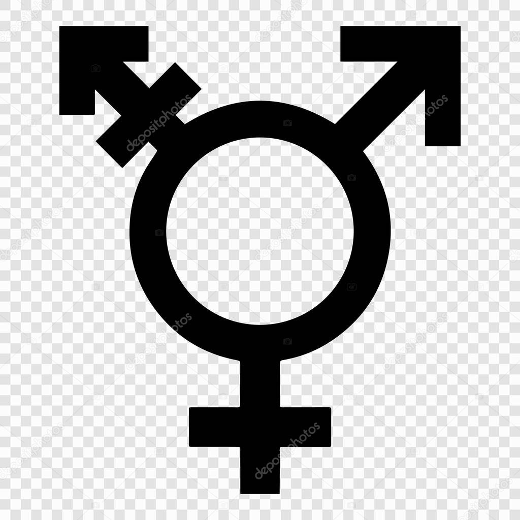 transgender symbol, vector illustration for design