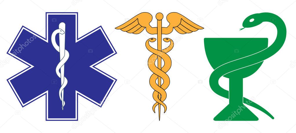 Medical symbol of the Emergency - Star of Life