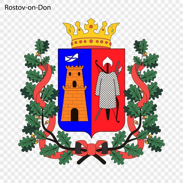 Emblem Rostov Don Vektorillustration — Stock vektor
