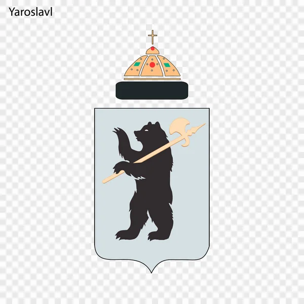 Герб Ярославля Векторні Ілюстрації — стоковий вектор