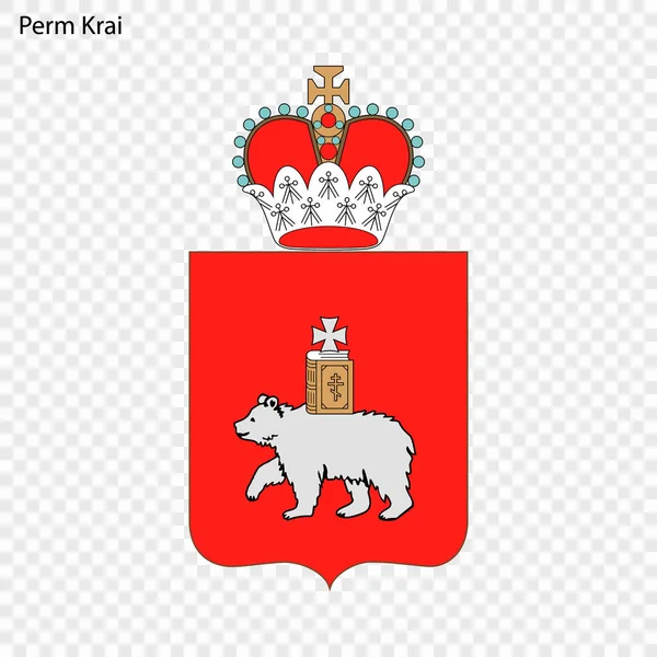 Provincia di Emblem. Illustrazione vettoriale — Vettoriale Stock