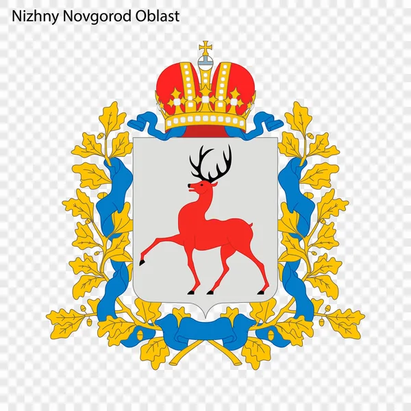 Provincia di Emblem. Illustrazione vettoriale — Vettoriale Stock