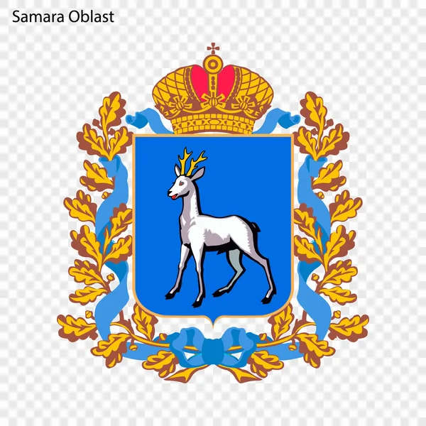 Provincia Emblema. Ilustración vectorial — Archivo Imágenes Vectoriales