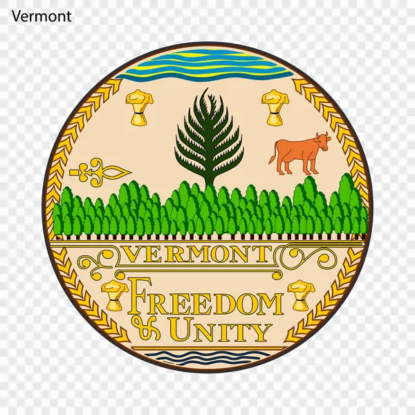 Provincia di Emblem. Illustrazione vettoriale — Vettoriale Stock