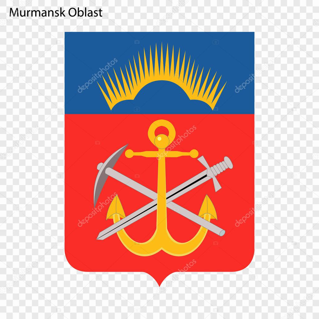Emblem Province . Vector illustration