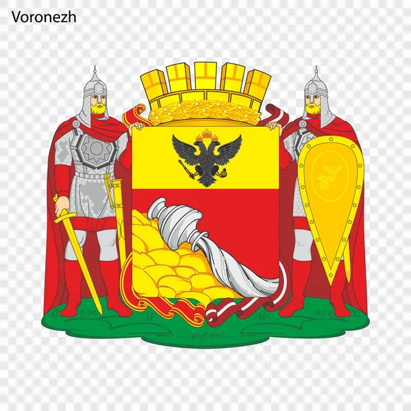 Emblema Voronezh Ilustración Vectorial — Vector de stock