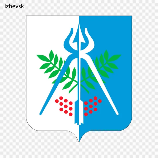 Emblema Izhevsk Ilustración Vectorial — Archivo Imágenes Vectoriales