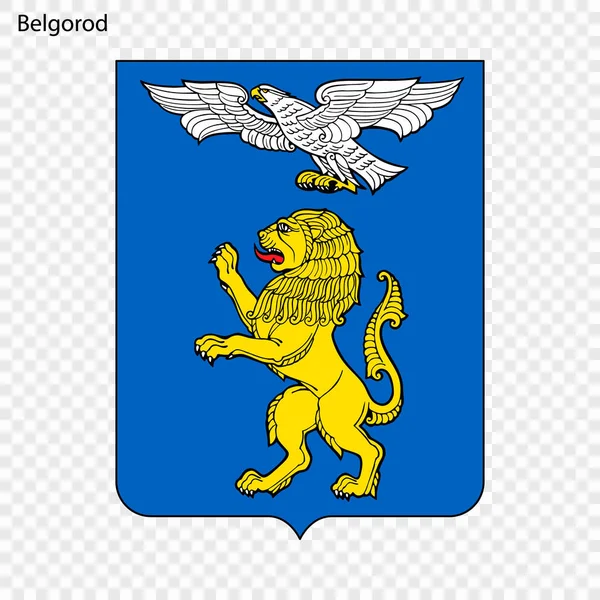 Emblema Belgorod Ciudad Rusia Ilustración Vectorial — Archivo Imágenes Vectoriales