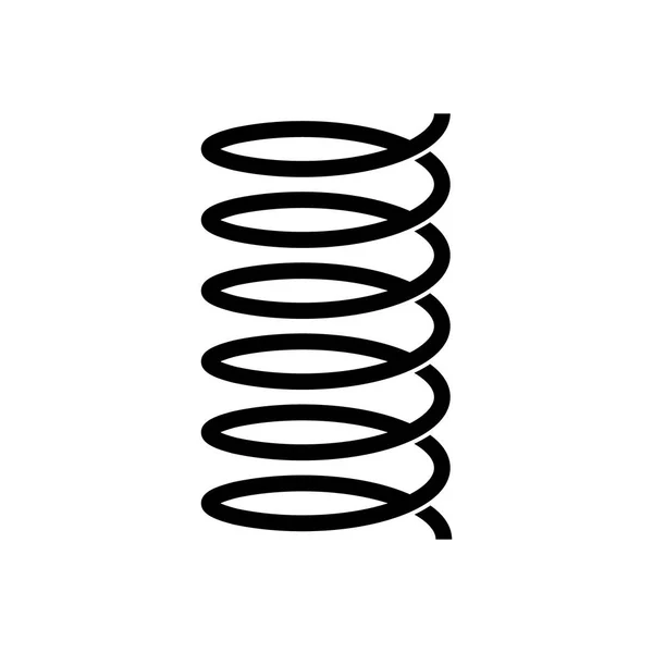 나선형 아이콘입니다 유연한 — 스톡 벡터