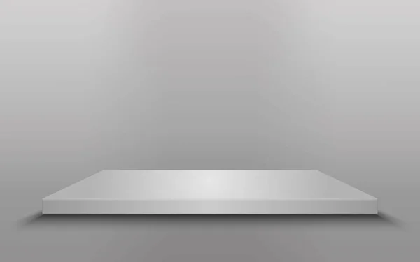 Čtvercové Pódium Podstavec Nebo Platformu Samostatný — Stockový vektor