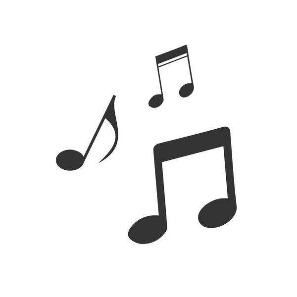 Music Icon Note Symbol Für Ihr Webseiten Design — Stockvektor