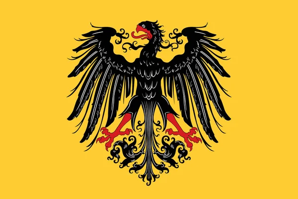 Historische Vlag Van Heilige Roomse Rijk — Stockvector