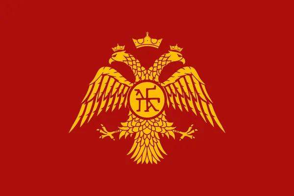 Drapeau Historique Empire Byzantin — Image vectorielle