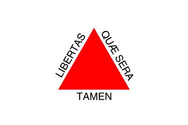 Basit bayrak devlet Brezilya'nın. Minas Gerais