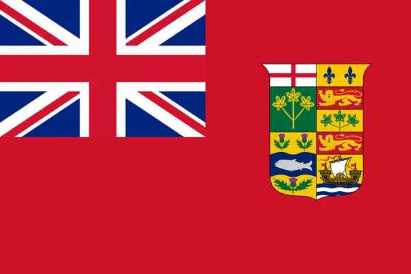 Історичний Прапор Канади — стоковий вектор