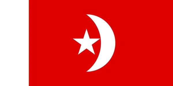 Bandera Simple Umm Quwain Emirato Los Emiratos Árabes Unidos — Vector de stock