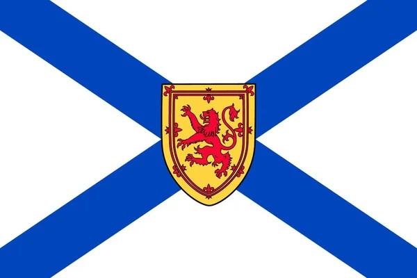 Простий Прапор Провінції Канади Нова Шотландія — стоковий вектор