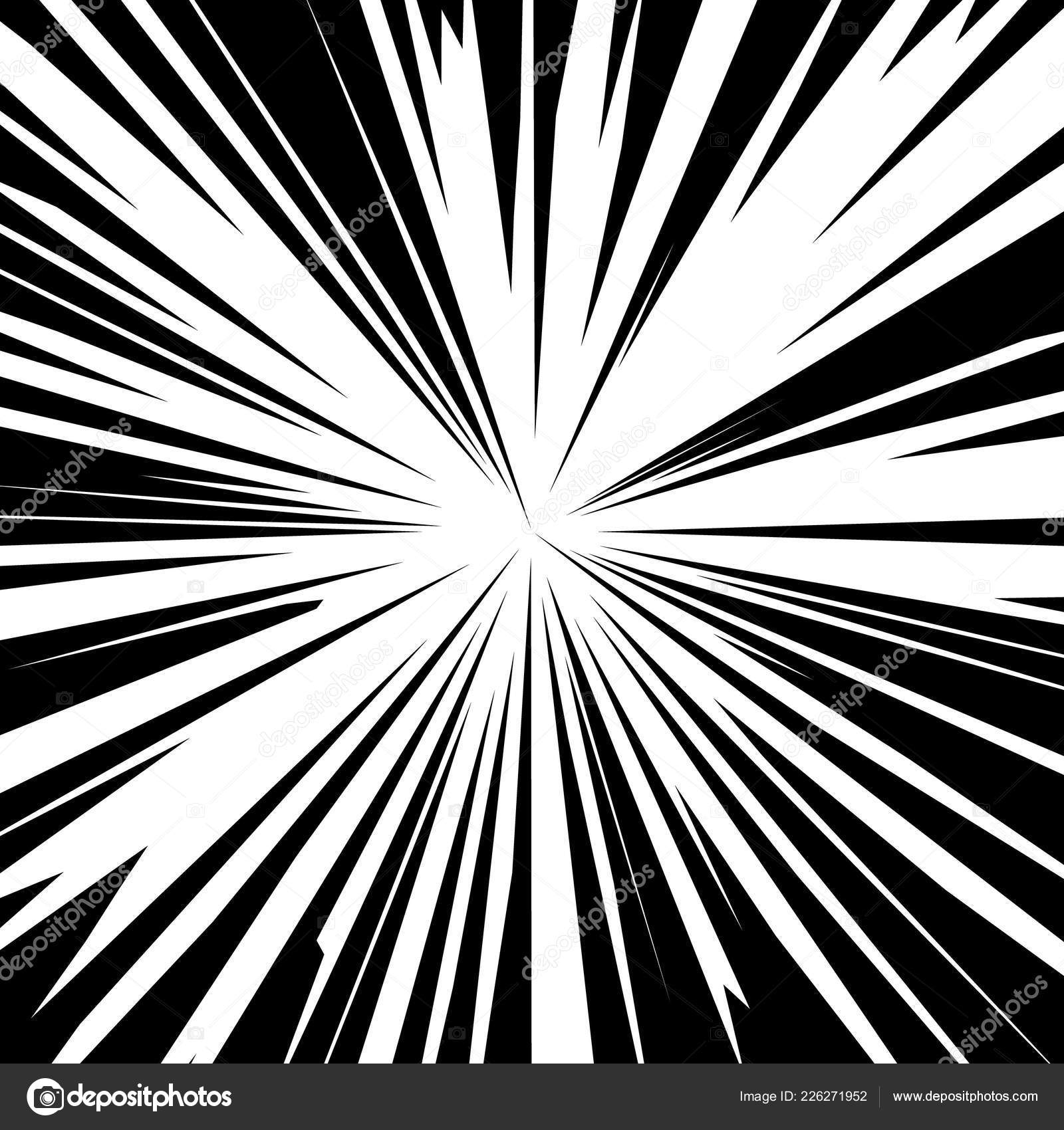 Vector Background Sun Rays White Black Color Stock Vector Image by