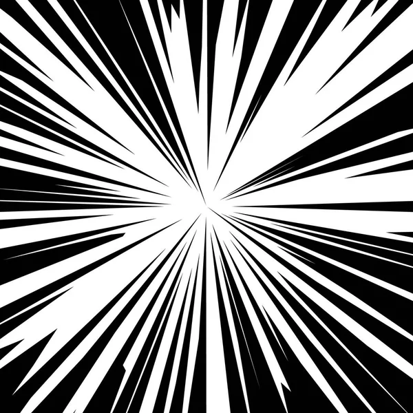 Διάνυσμα Φόντο Ακτίνες Του Ήλιου Λευκό Και Μαύρο Χρώμα — Διανυσματικό Αρχείο