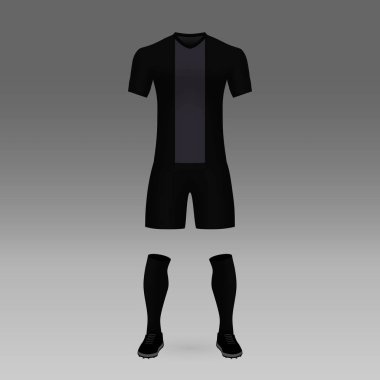 football kit Sturm, Graz, shirt template for soccer jersey. Vector illustration clipart