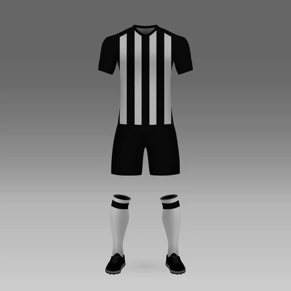 Football Kit Atletico Mineiro Shirt Template Soccer Jersey Vector Illustration — Stock Vector