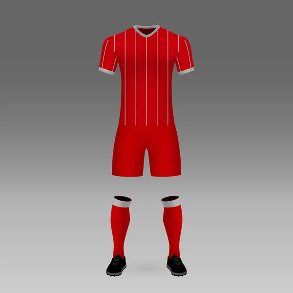 Kit Football Dinamo Bucarest Modèle Chemise Pour Maillot Football Illustration — Image vectorielle